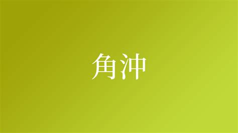 角沖|「角沖」の書き方・読み方・由来 名字(苗字)